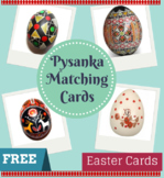 Easter Ukrainian Pysanka Matching Cards