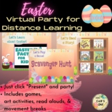 Easter Virtual Party Google Slides for Zoom or Google Meet