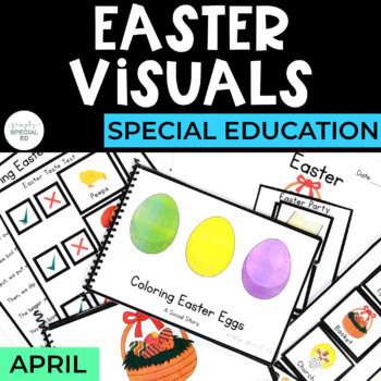 Preview of Easter Visuals for Special Education