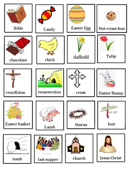 Easter Vocabulary Activities and Games. by Fanche Rhodesse | TpT