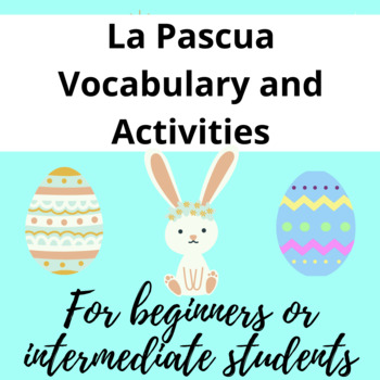 Preview of Easter Vocabulary Spanish- Pascuas - PowerPoint Beginners