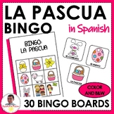 Easter Vocabulary in Spanish Bingo Game, Posters and Vocab