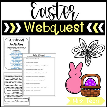 Preview of Easter Webquest