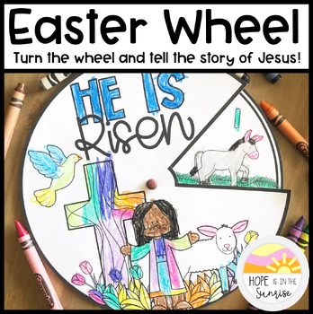 Preview of Easter Wheel - The Resurrection of Jesus Bible Story Craft