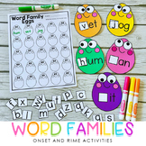 Easter Word Families - Onset & Rime Activities - Building 