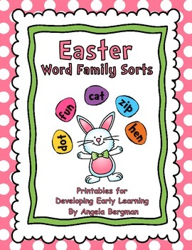 Preview of Easter Word Family Sorts