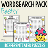 Easter Word Search - wordsearch / word scramble with an Ea