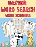 Easter Word Search, Puzzles, word scramble, Maze, Spring w