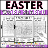 Easter Word Search Vocabulary Puzzle | April Easter Spring