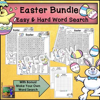 hard easter word search