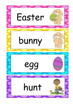 Preview of Easter Word Wall
