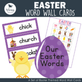 Easter Word Wall Cards - 28 words