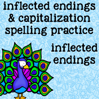 Preview of Inflected Endings - ies, es, ed, ing - Wild Animals