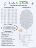 Easter Crossword Word Search Maze