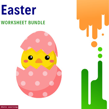 Preview of Easter Worksheet Bundle: Engaging Activities for Learning and Fun!