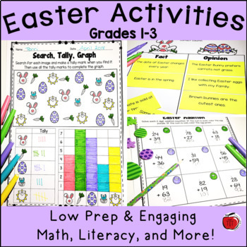 Easter Worksheets and Activities for Primary Grades by TchrBrowne