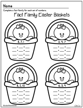 Easter Worksheets For First Grade Ela And Math Common Core Aligned