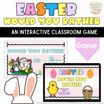 Preview of Easter Would You Rather: A Fun Virtual Party Game for Google Slides
