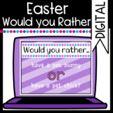 Easter Would you Rather Slides/ Zoom Game/ Virtual/ Mornin