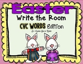 Easter Write the Room - CVC Words Edition