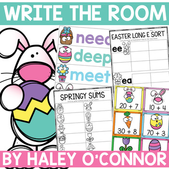 Preview of Easter Write the Room Stations