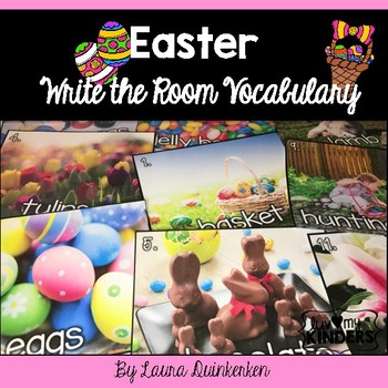 Preview of Easter Write the Room Vocabulary