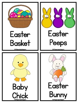 Easter Write the Room (pdf) by Symons Says Kindergarten | TPT