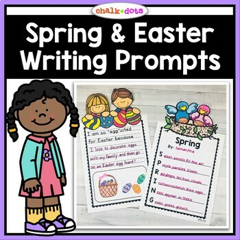 Easter Writing Activities - Spring Writing Prompts by ChalkDots | TpT