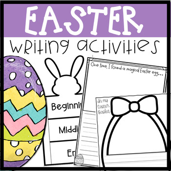 Preview of Easter Writing Activities and Centers | Writing Prompts and Fine Motor Practice