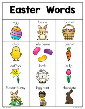 Easter Writing Center by Pocketful of Centers | TPT