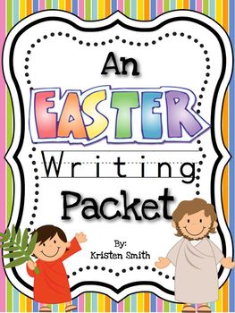 Preview of Easter Writing Pack- centered around the Biblical story of Easter
