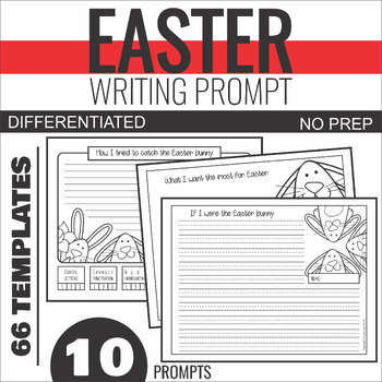 Easter Writing Prompt by Learning with AV | TPT