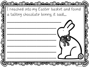 Easter Writing Prompts (K-2) by The Busy Class | TpT
