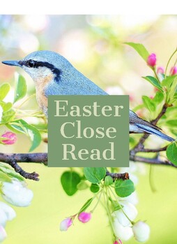 Preview of Easter Writing Prompts (Quotations) Close Read Lesson Plan