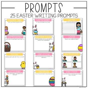 Easter Writing Prompts for Google by Learning with Kiki | TPT