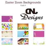 Easter Zoom Backgrounds Pack A