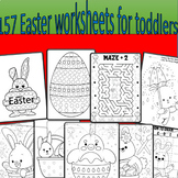 Easter activities  |coloring bunnies |how to draw| connect