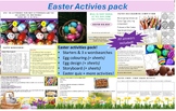 Easter activities pack/lesson. KS3 & KS4. Easter quiz, sto