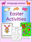 Easter activities puzzles and cards