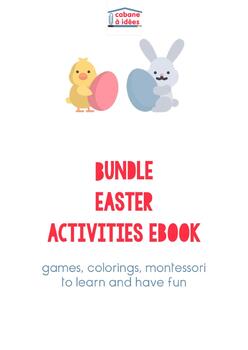 Preview of Easter activity sheets bundle