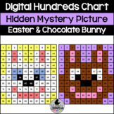 Easter and Chocolate Bunny Hundreds Chart Hidden Picture P