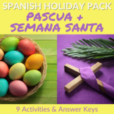 Easter and Holy Week Spanish Vocabulary Bundle - 9 Activit