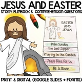 Easter and Jesus | Story Flipbook and Comprehension Questi