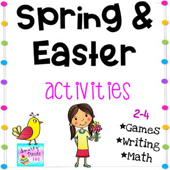 Preview of Easter and Spring Activities and Games l Printable l Writing
