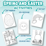 Easter and Spring Activity worksheets. Fun and Educational
