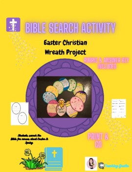 Preview of Easter and Spring Bible Work Wreath Project
