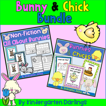 Preview of Easter and Spring: Bunnies, Chicks, Fiction & Non-Fiction Readers & Activities