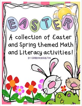 Preview of Easter and Spring Math, Literacy, and Other Activities