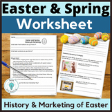 Easter and Spring Marketing Worksheet for High School Care