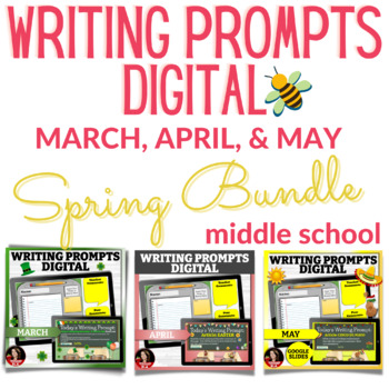 Preview of Easter and Spring Writing Prompts
